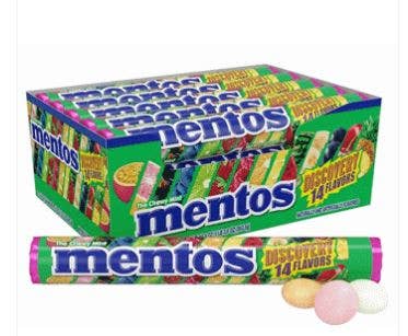iSweet.ca - Wholesale Mints - (S1-06) Mentos Discovery Rolls 1.32oz x15 Units
