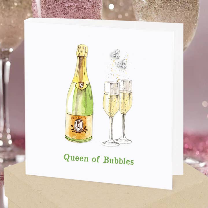 Prata Studs - Brincos de Prata com Cristais - Cartão Champanhe por atacado de Crumble & Core