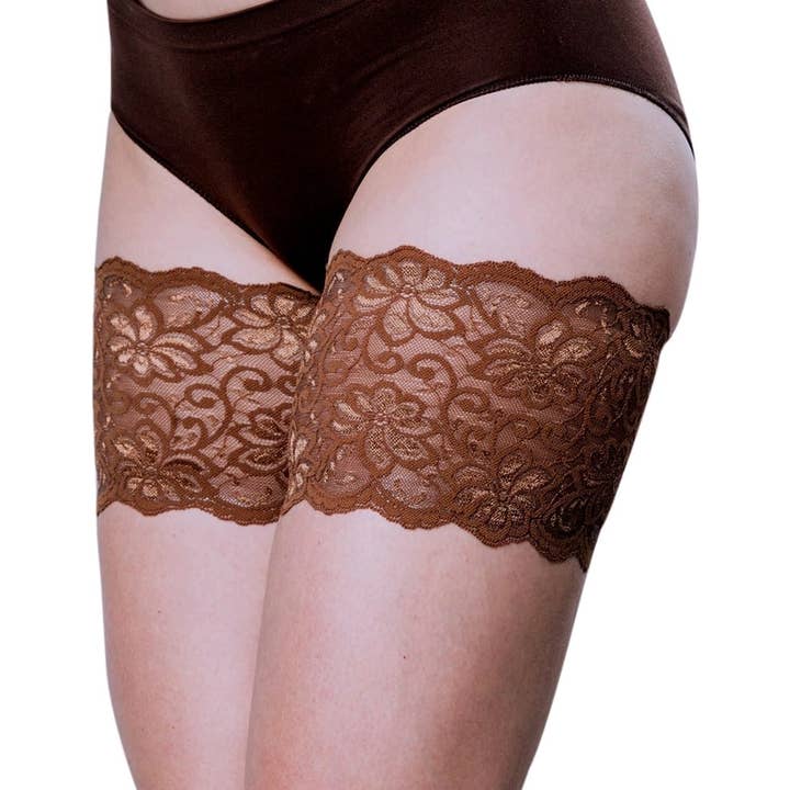 Bandelettes@ anti-lår skavning band, Choklad, Lace Dolce (Kopiera) för wholesale av Bandelettes®