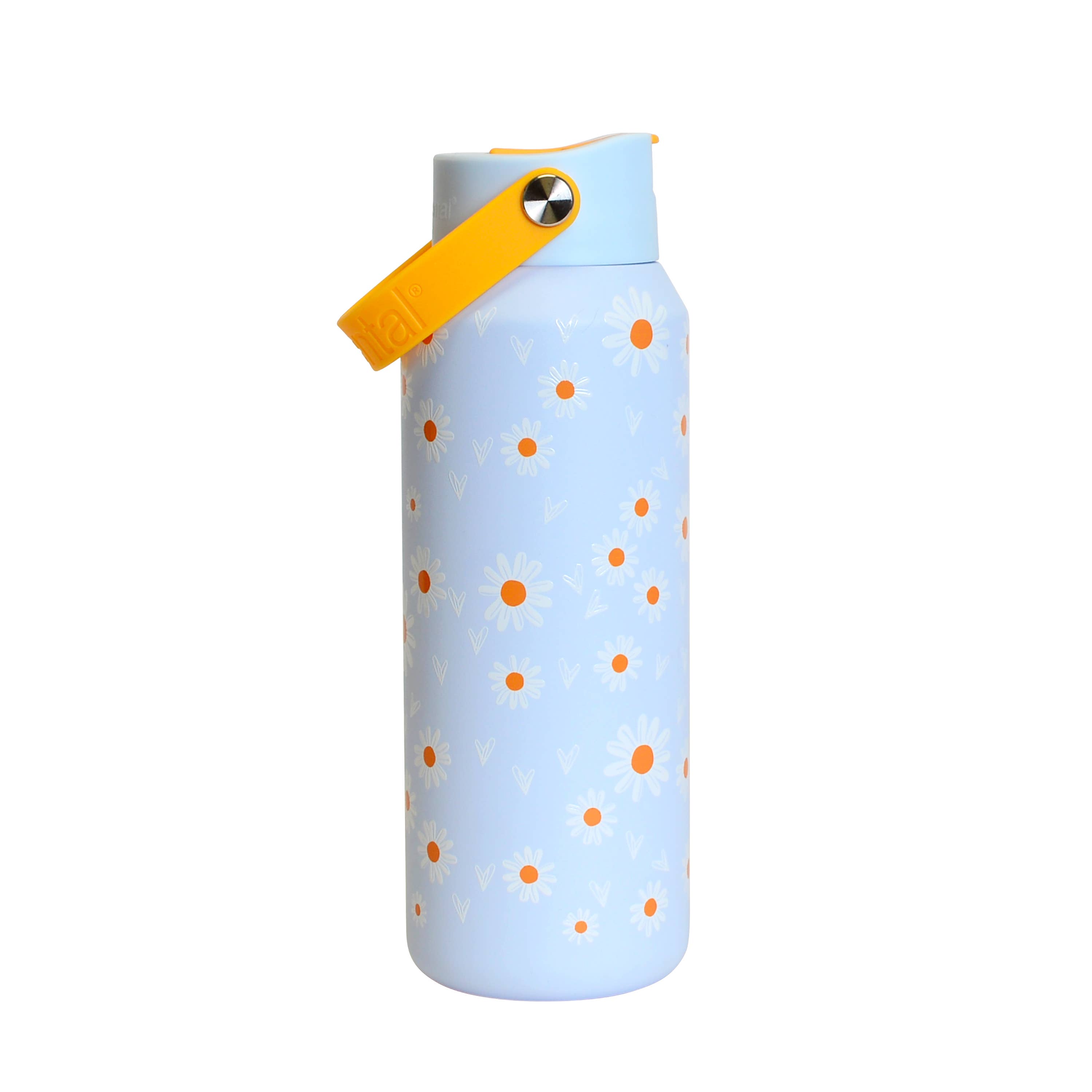 Elemental - Wholesale Water Bottle - Core Insulated Leakproof Bottle w/Handle 40oz - Daisy Daydream2