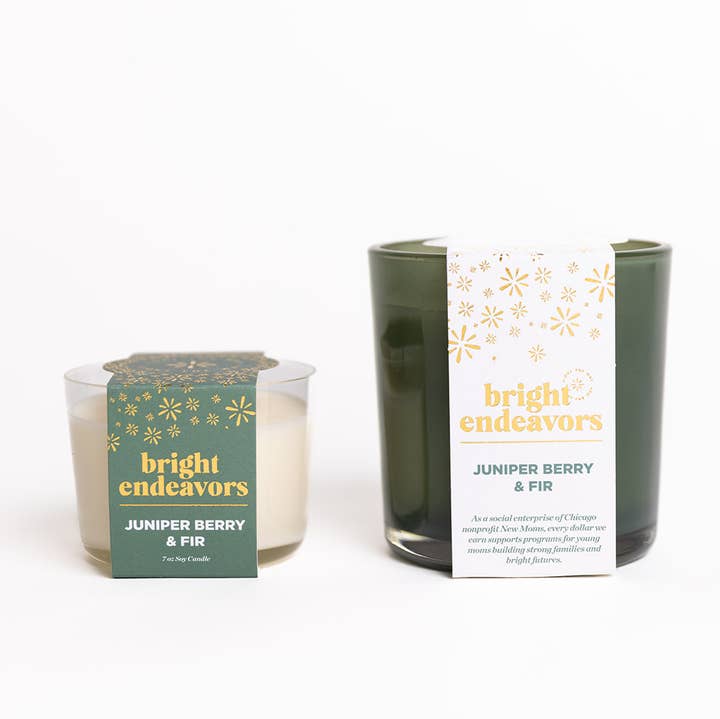 Bright Endeavors - Wholesale Jar/Filled Candle - Juniper Berry & Fir Soy Candle8