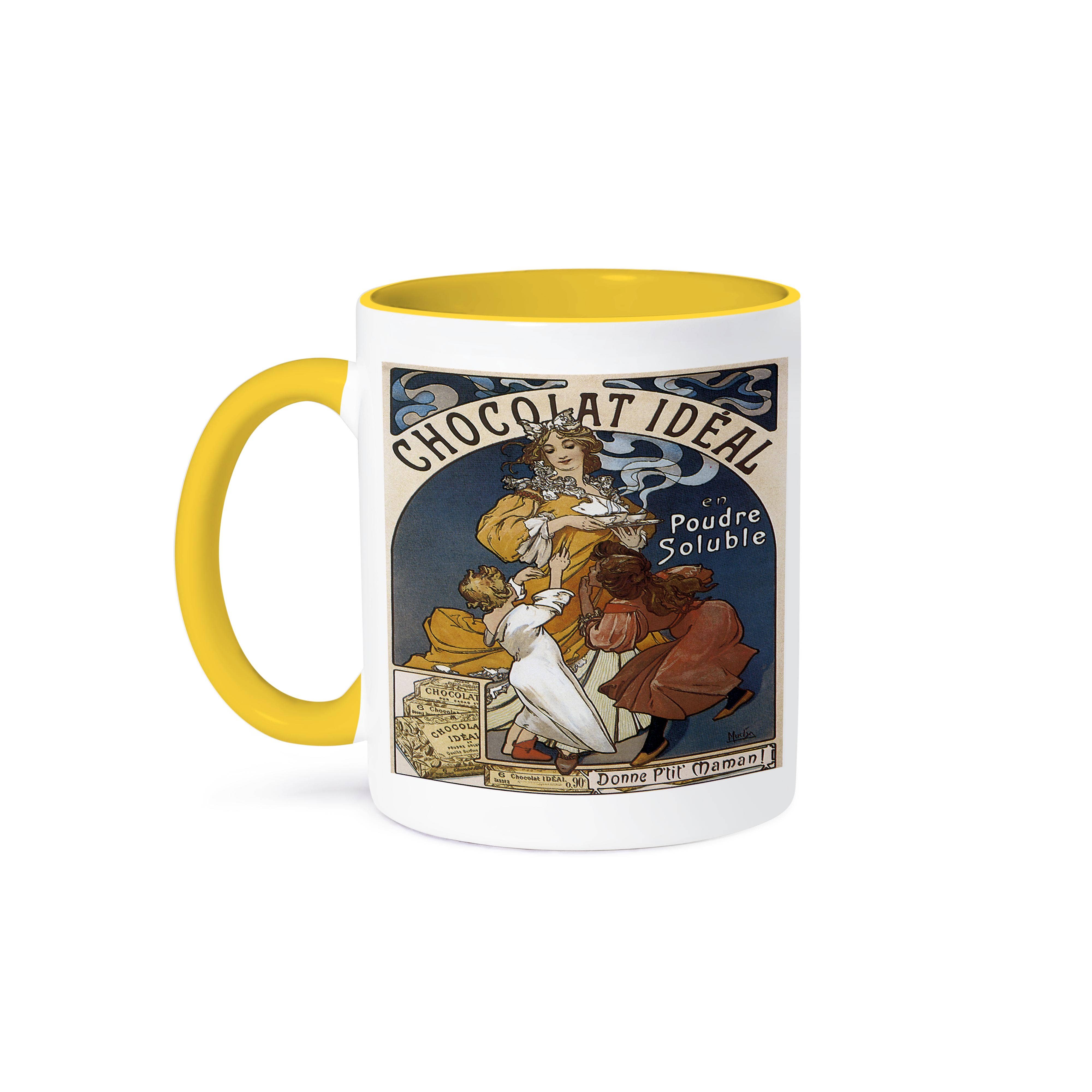 3dRose - Wholesale Coffee Mug - 3dRose, Vintage Chocolat Ideal French Chocolate Advertising Poster, Mug0