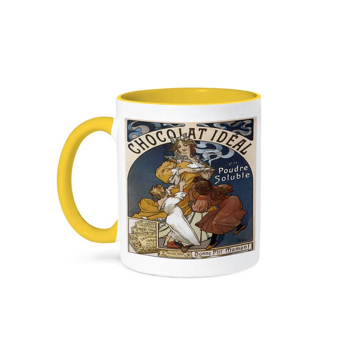 3dRose - Wholesale Coffee Mug - 3dRose, Vintage Chocolat Ideal French Chocolate Advertising Poster, Mug