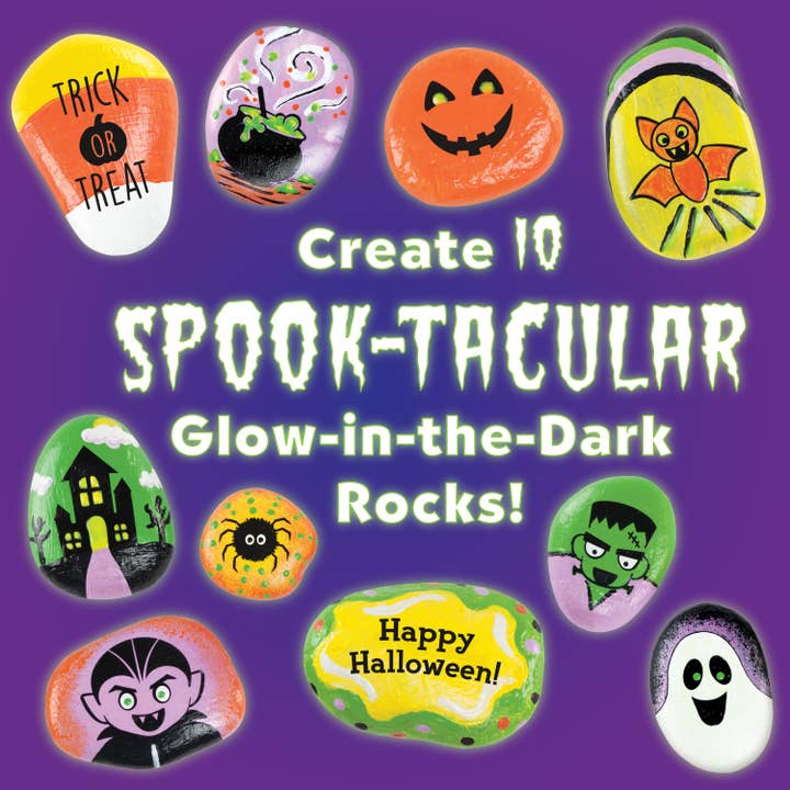 Faber-Castell / Creativity for Kids - Wholesale DIY Craft Kit - Kids - Halloween Hide & Seek Rock Painting Craft Kit for Kids1