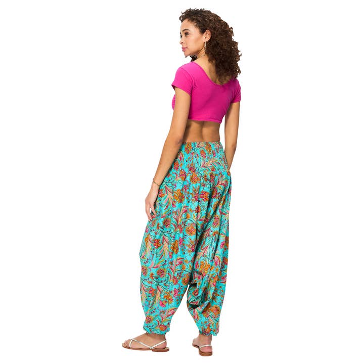 La Mano Boho - Wholesale Broek - Dames - Zomerse harem sarouelbroek 3-in-1 PA8042D1