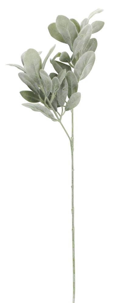 DecoExchange - Wholesale Artificial Flowers - 28"L Fabric Lambs Ear Spray Green FG5376