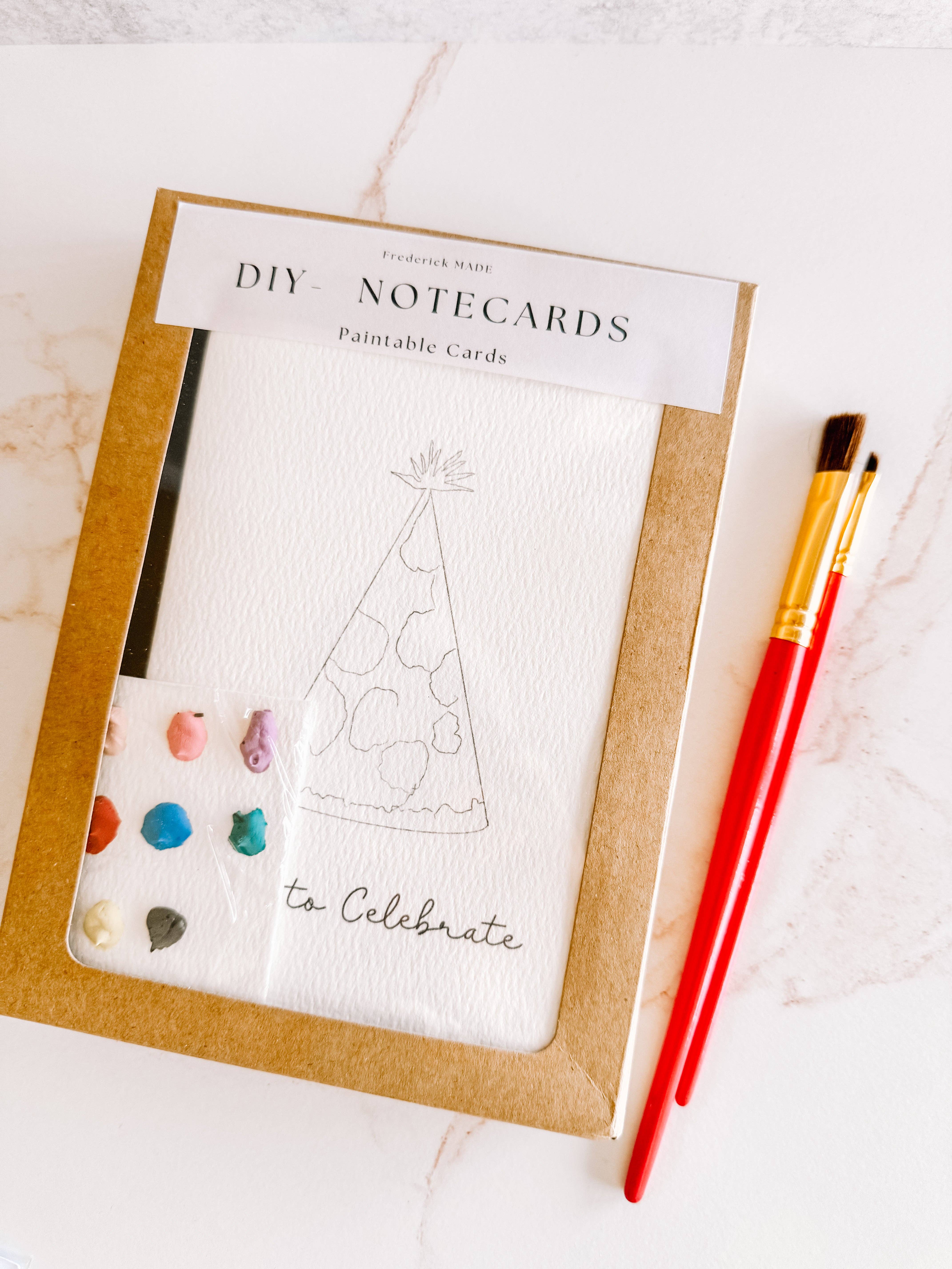 Frederick Made - Wholesale Stationery/Notecard Set - Paintable Birthday Notecards5