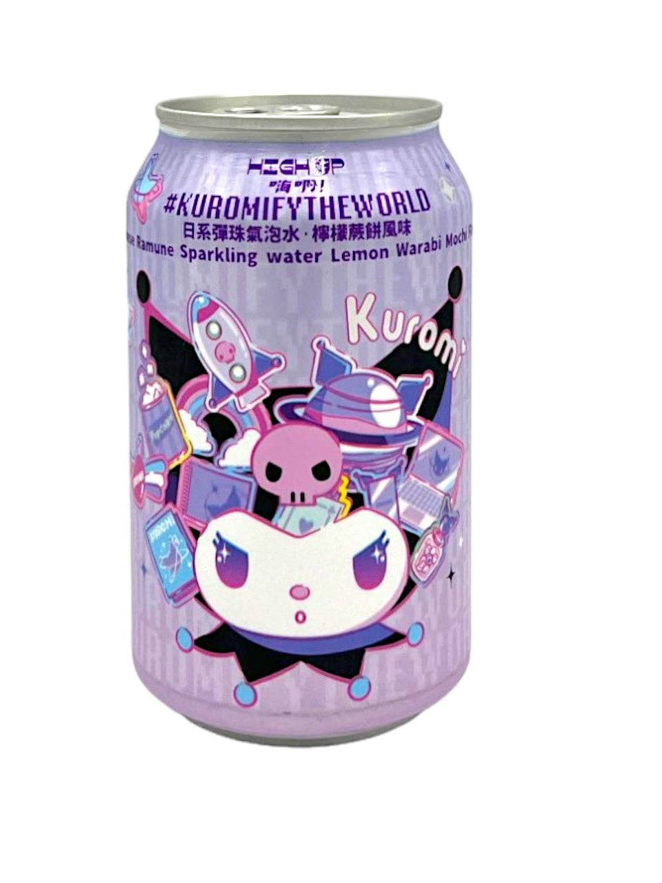 Global Bite Co - Wholesale Soda/Carbonated Drink - Kuromi Ramune Lemon Warabi Mochi Flavor 330ml (Japan)3