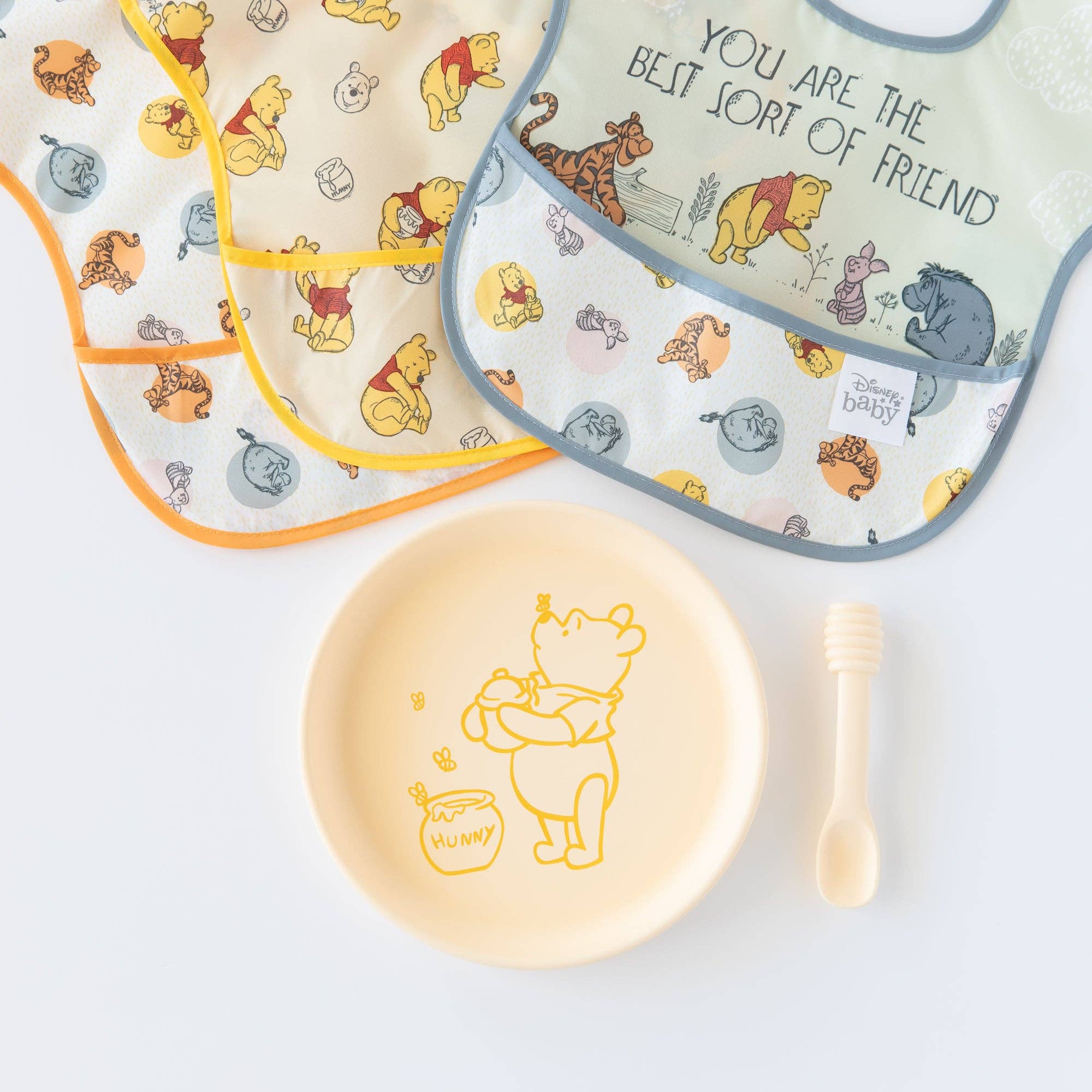 Bumkins - Wholesale Dinnerware Set - Kids & Baby - Silicone Plate + Spoon Set: Disney Winnie the Pooh6