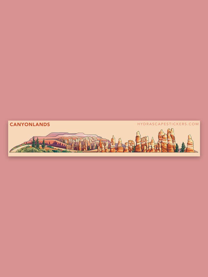 Sticker Miniscape van het Canyonlands National Park voor wholesale door Hydrascape Stickers