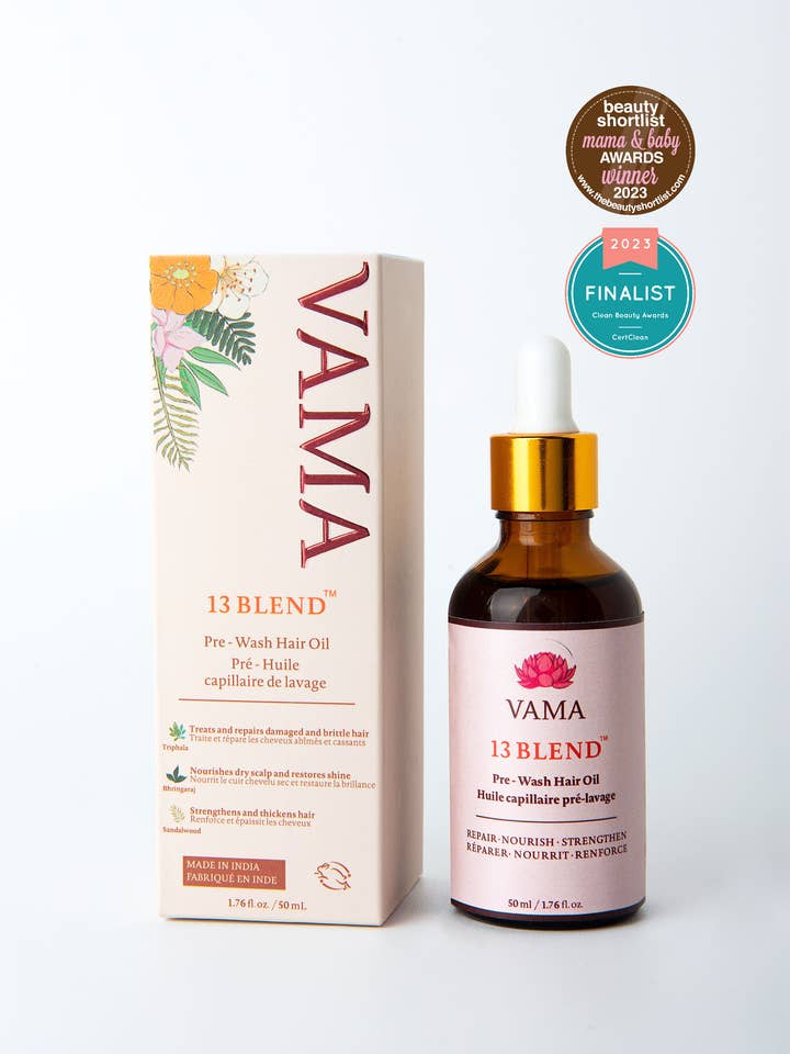 VAMA 13 Blend Pre-Wash Hair Oil for wholesale by VAMA