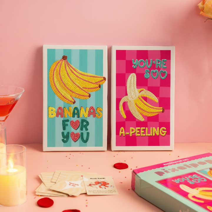 PixelPop™ Diamantkonst — Date Night Edition — Bananas For You för wholesale av House of Party