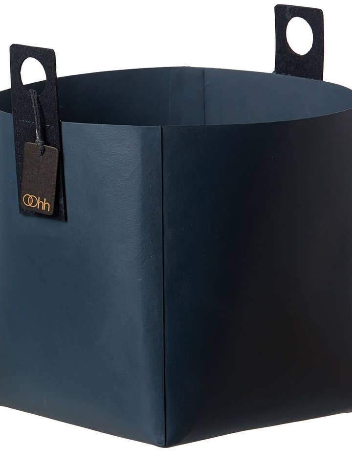 Stockholm kurv i petroleum med økologiske håndtag for engroshandel hos Lübech Living