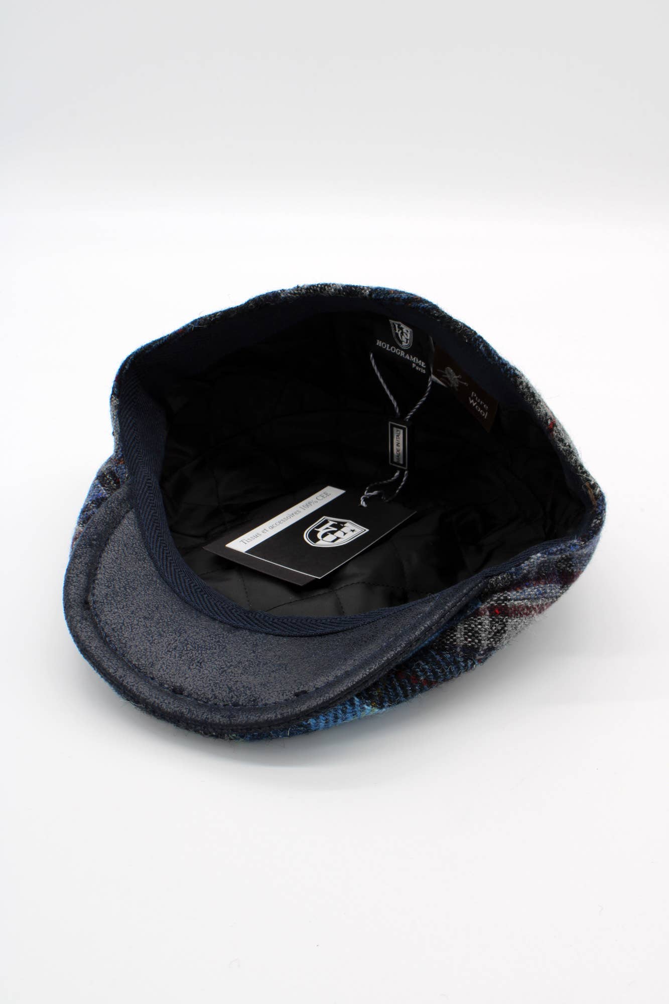 Hologramme Paris – wholesale News boy/school boy hat – Men's – 18229 Wool Cap - Grey4