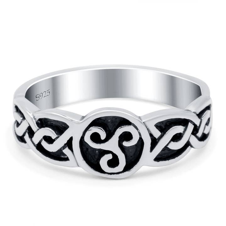 925 Sterling Silver Claddagh Celtic Ring for wholesale by Blue Apple Imports