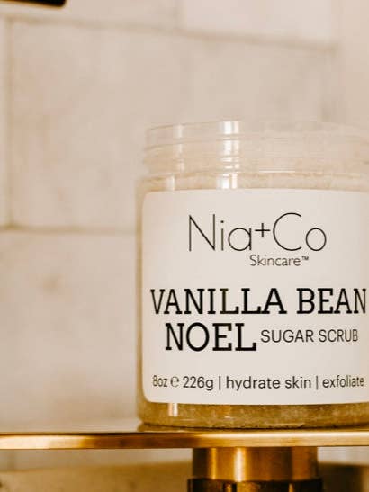 Vanilla Bean Noel Sugar Scrub for engroshandel hos Nia+Co Skincare
