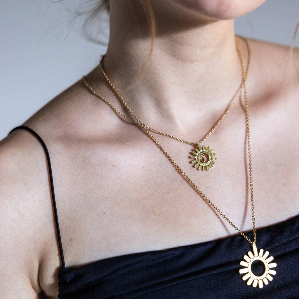 MULXIPLY - Wholesale Pendant/Charm Necklace - Drops of Sun Necklace | Brass2