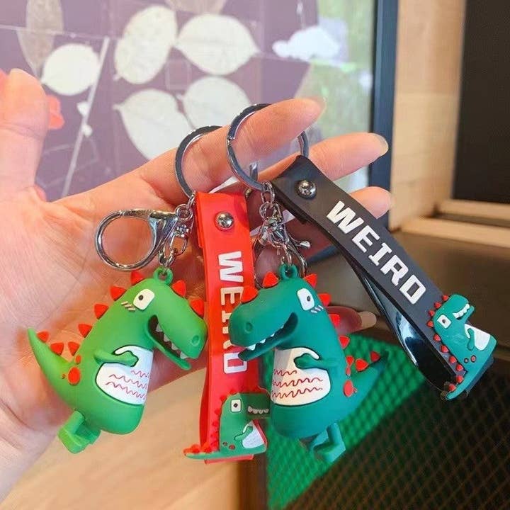UZ Wholesale Store - Wholesale Keychain – Women's - Creative Dinosaur Keychain Bag Charm - Trendy and Cute5