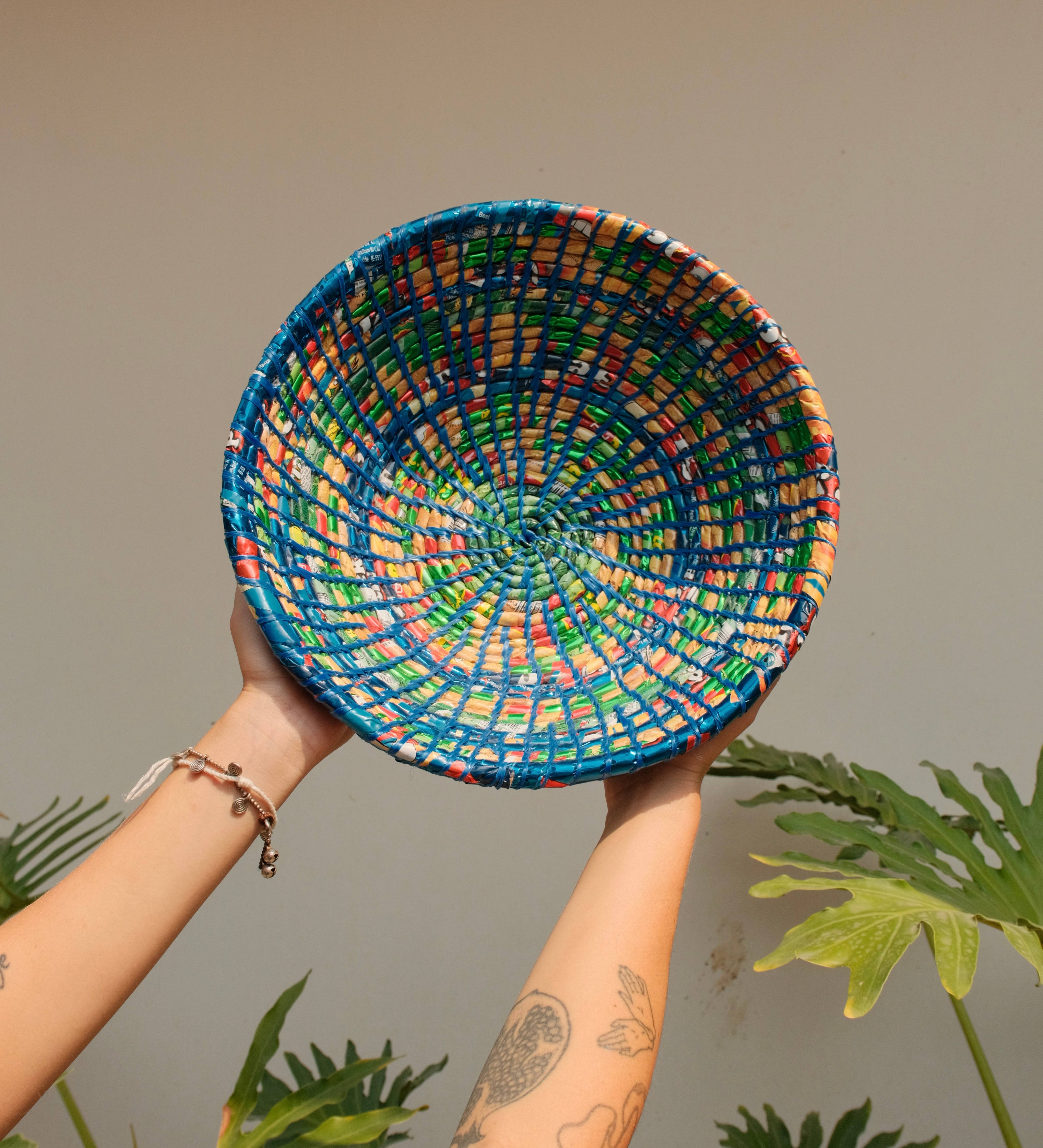 Local Women’s Handicrafts - Wholesale Basket - Recycled Plastic Baskets1