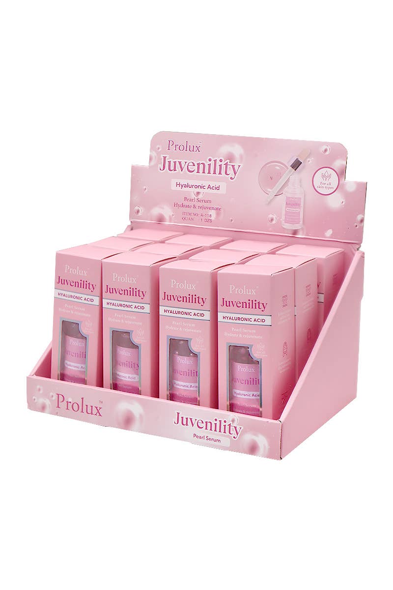 PINEAPPLE Beauty - Vente Concentré/sérum pour le visage - Prolux A-118 Sérum Perlé Juvenility à l’Acide Hyaluronique - Lot de 121