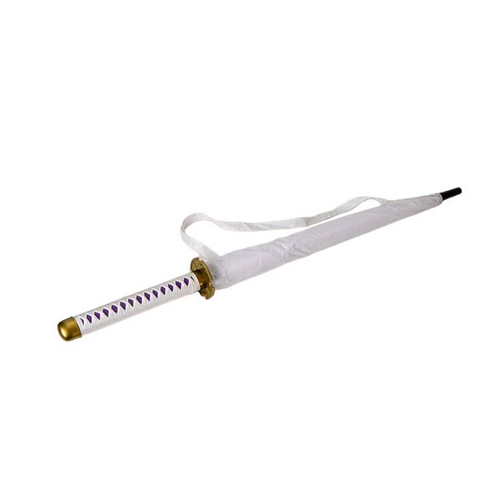 Urban Tokyo - Wholesale Paraplu - Uniseks - Witte paraplu met handvat van Katana