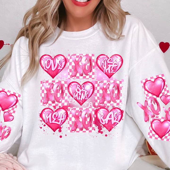Xoxo Crewneck for wholesale by Gabbie Co.