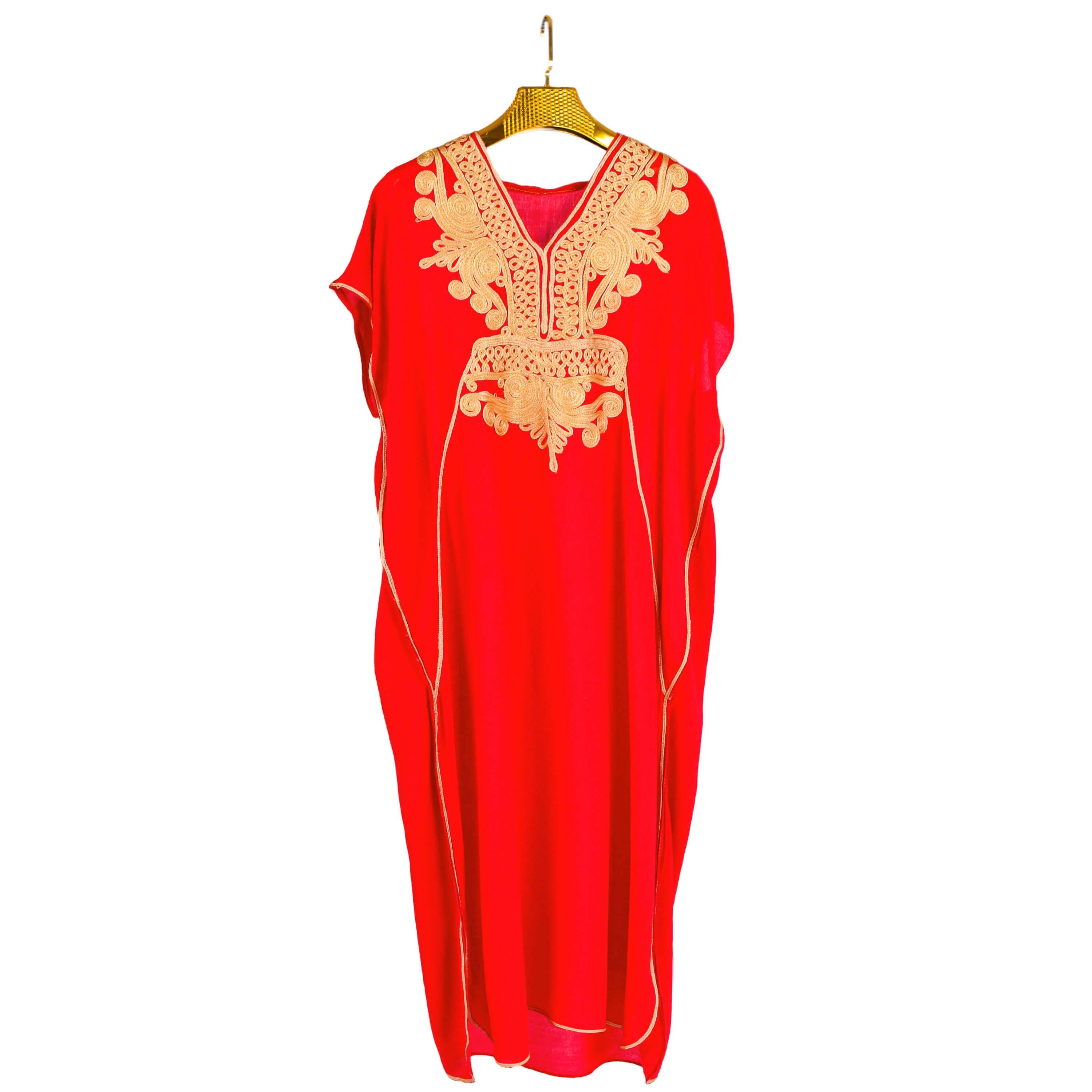 King Of Handmade - Venta al por mayor Caftán - Mujer - Vestido Kaftán Marroquí Bohemio, Túnica para Playa5