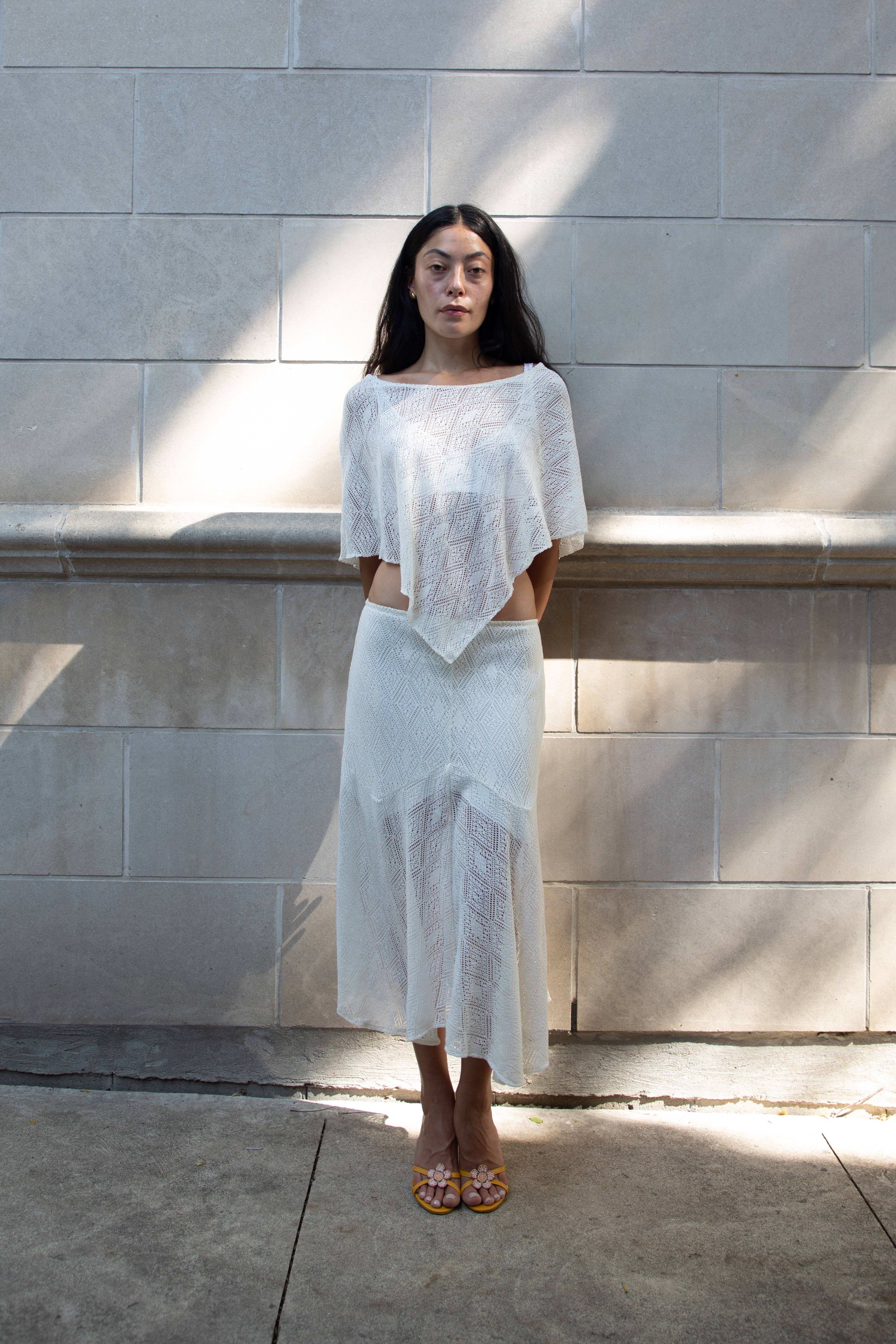 Bareminimale - Wholesale Poncho - Women's - LUCKY CROCHET PONCHO1