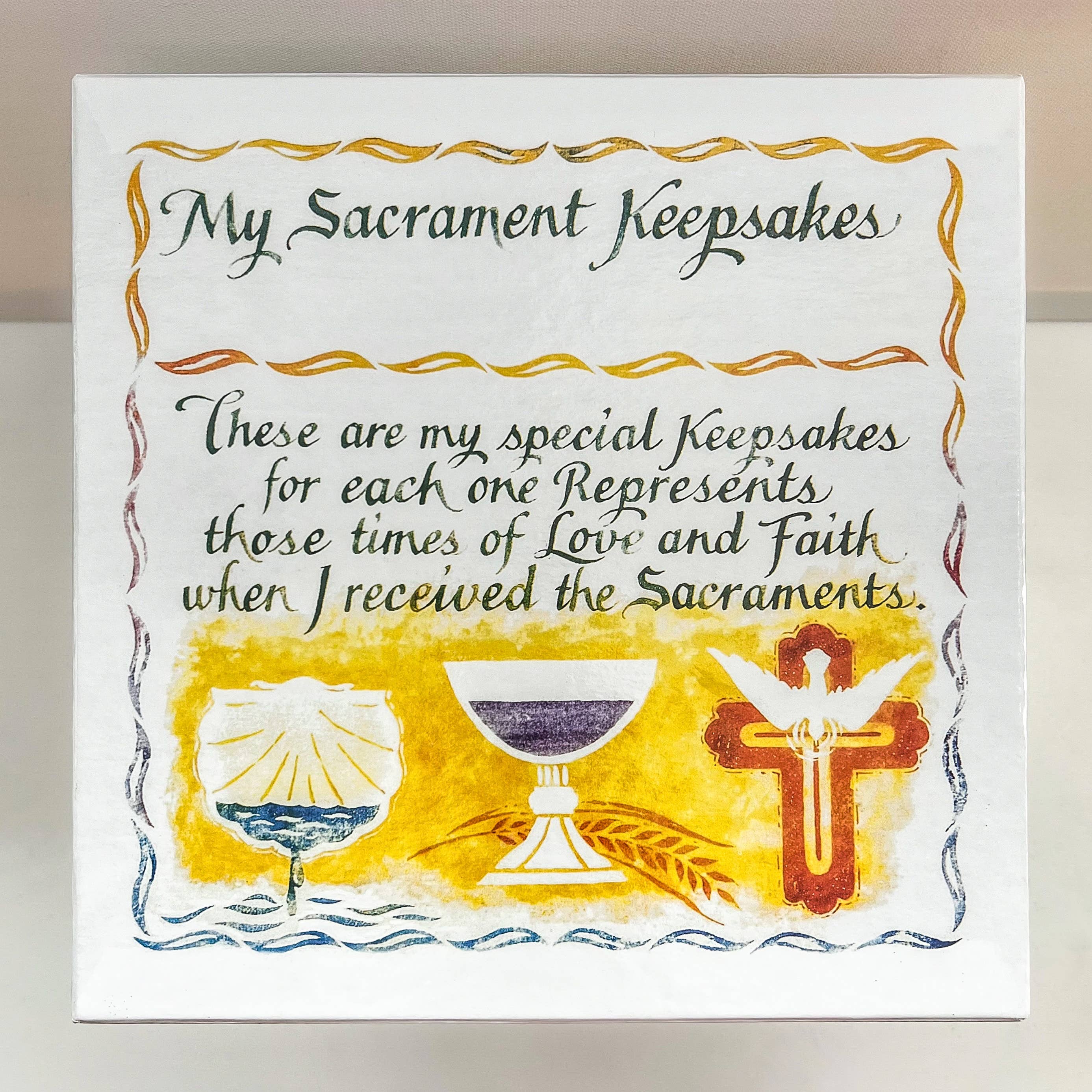 Abbey + CA Gift - Wholesale Keepsake Box - Kids & Baby - Sacrament Keepsake Box (6 pack)6