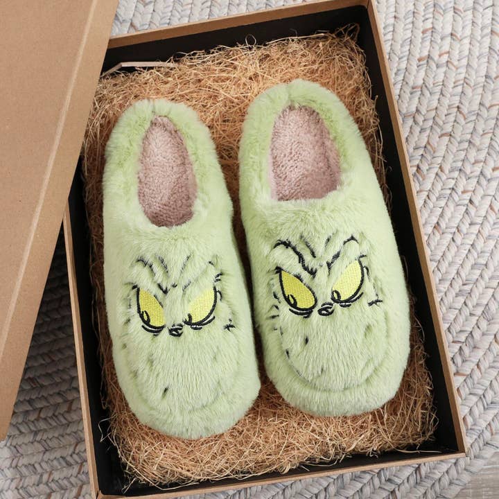 Assorted Christmas Themed Slip-on Slippers - HATO for wholesale on Faire