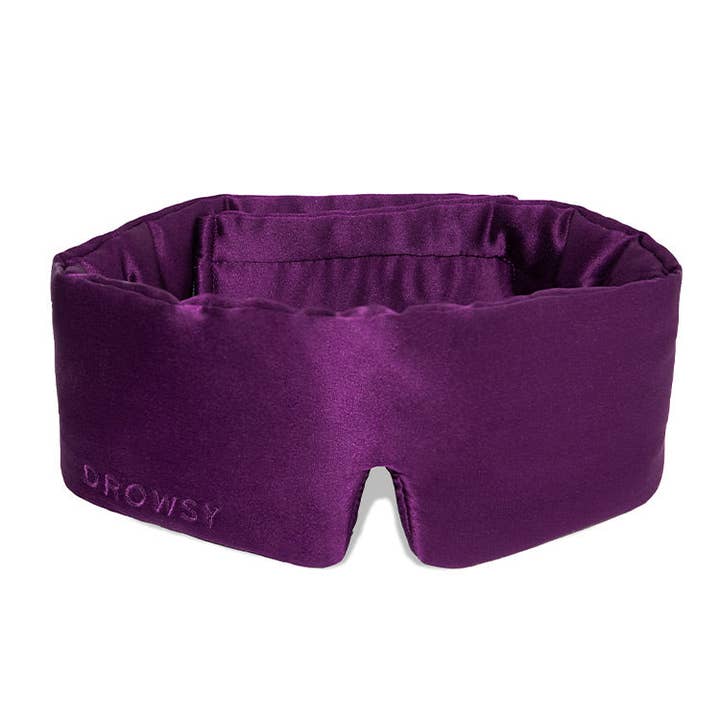 Masque de nuit en soie - Purple Martini pour la vente par DROWSY EU