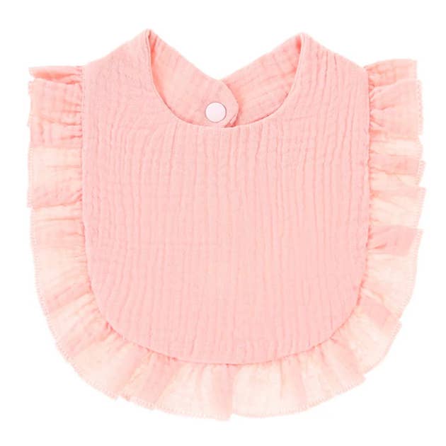 Zsa Zsa & LoLLi Monogram Blanks - Wholesale Bib - Baby - Muslin Ruffle Toddler Bib ($4 ea) Baby Gift, Shower Gift5