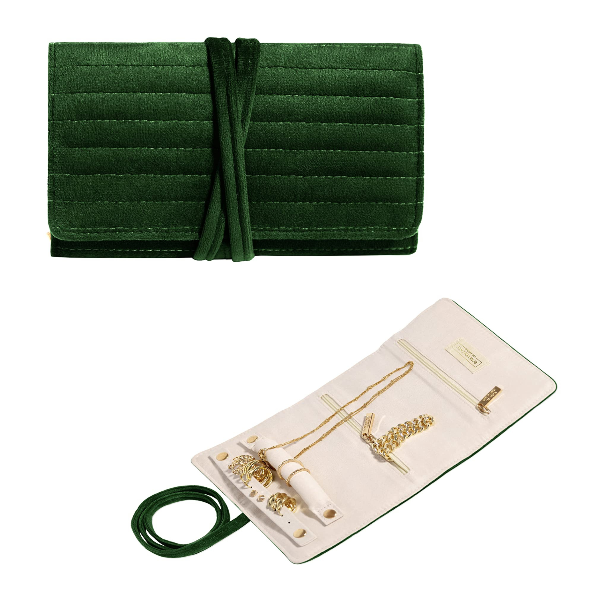 Benevolence LA - Wholesale Jewelry Box/Organizer - Velvet Jewelry Roll Organizer1