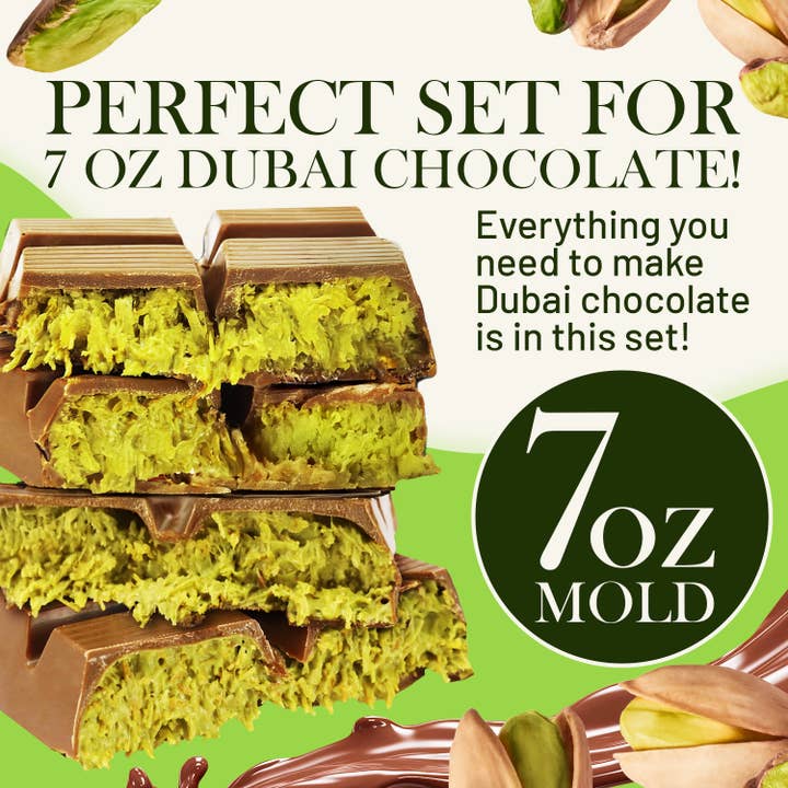 Ceres Gourmet - Wholesale DIY Food Kit - Dubai Chocolate Bar DIY Kit