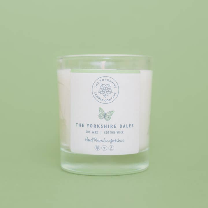 The Yorkshire Candle Company Limited - Wholesale Jar/Filled Candle - The Yorkshire Dales Glass Tumbler | Scented Candle Soy Wax
