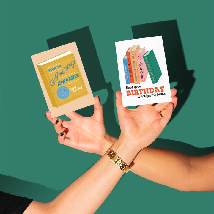 Rock Scissor Paper - Wholesale Birthday Card - One for The Books - Birthday Card