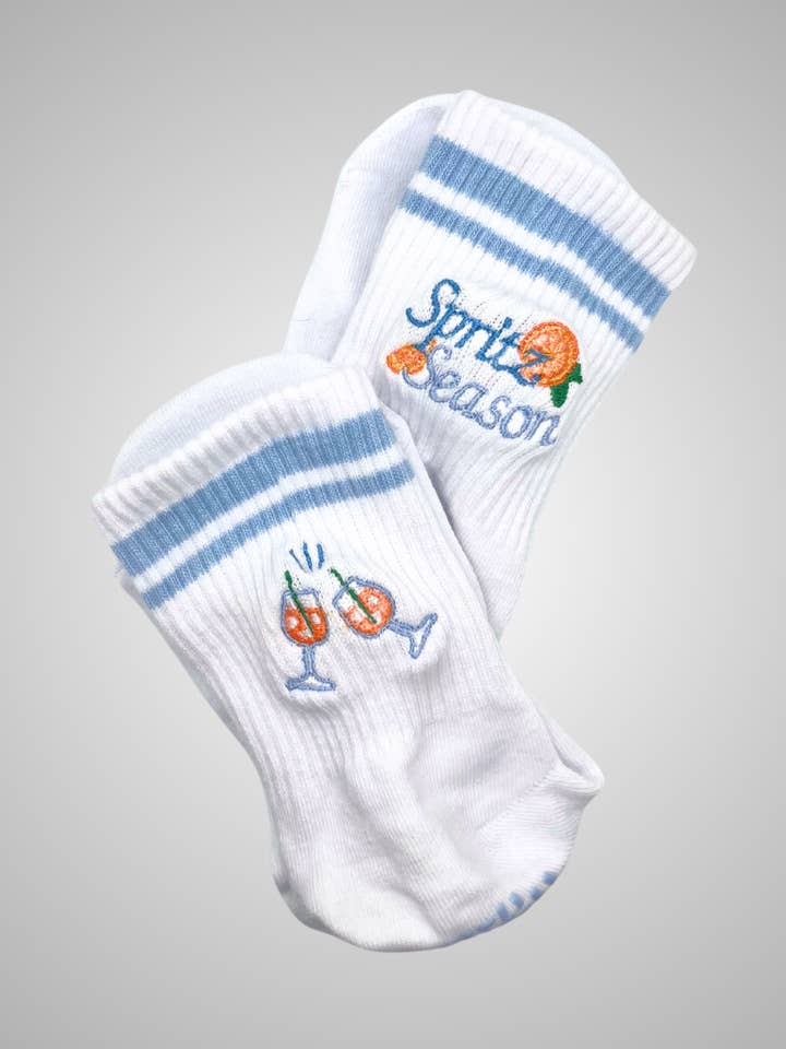 Powerful Day - Wholesale Socks - Women's - Spritz Season | Pilates Socks0