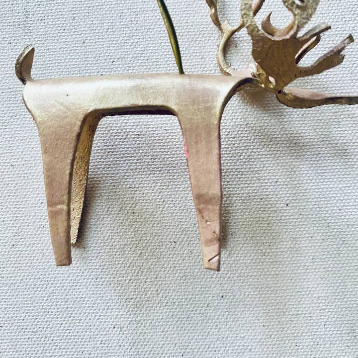 The Merchant Studio – wholesale Ornament – Leather Reindeer Ornament11