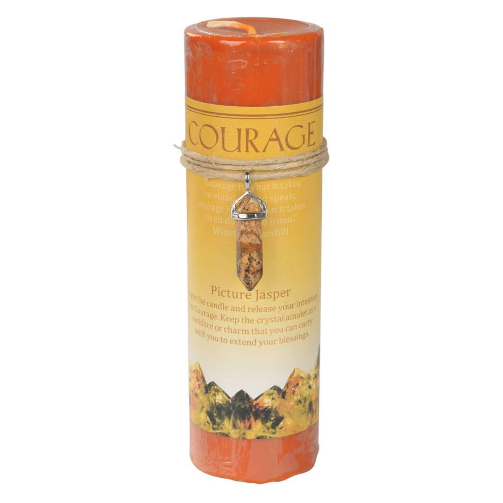 Benjamin International – wholesale Pillar candle – Crystal Energy Pendant Candle8