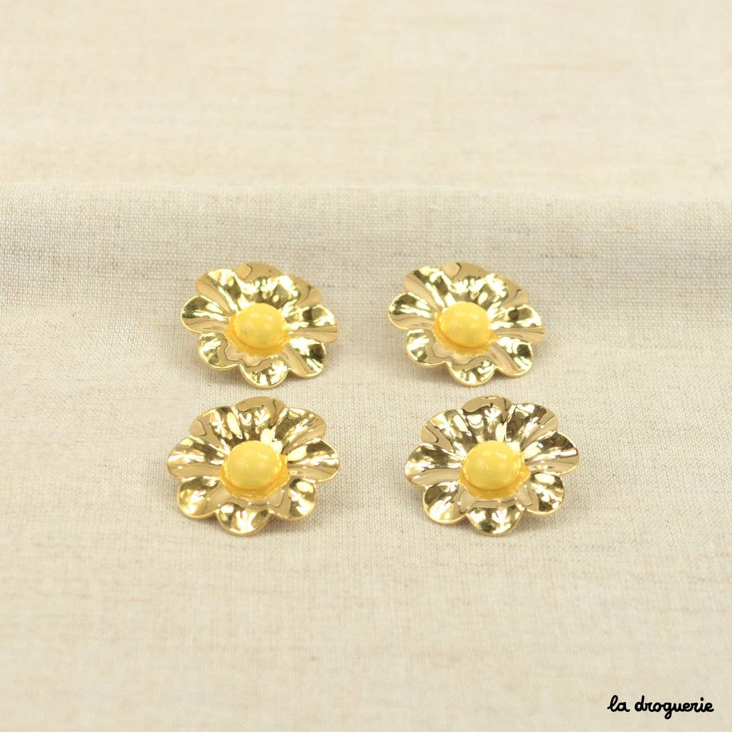 LA DROGUERIE - Wholesale Sewing Button/Snap - "Mary Quant" button 27 mm2