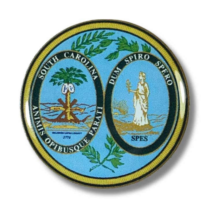 Pin - Sello del Estado de Carolina del Sur - EE. UU. para venta al por mayor de Worldwide Souvenirs