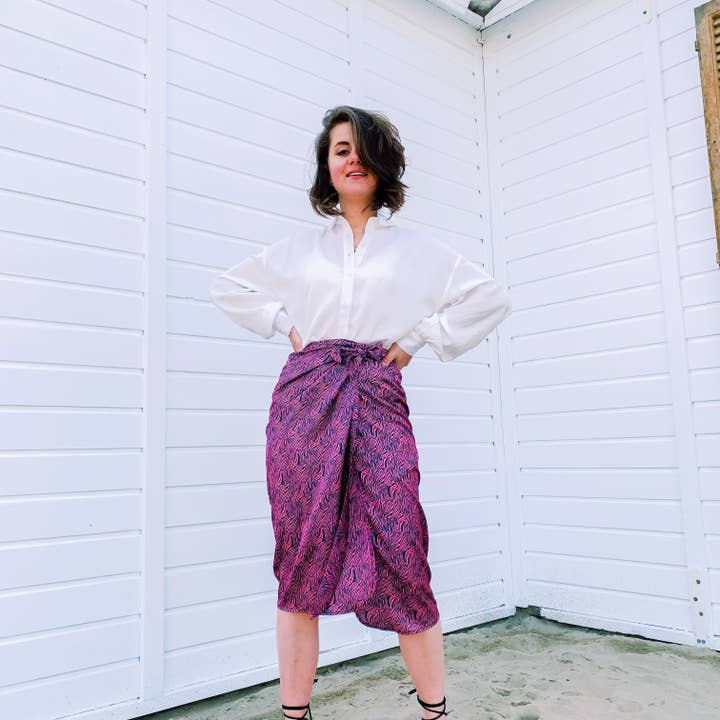 THE IZZY BLOUSE WHITE for wholesale by dash of daring