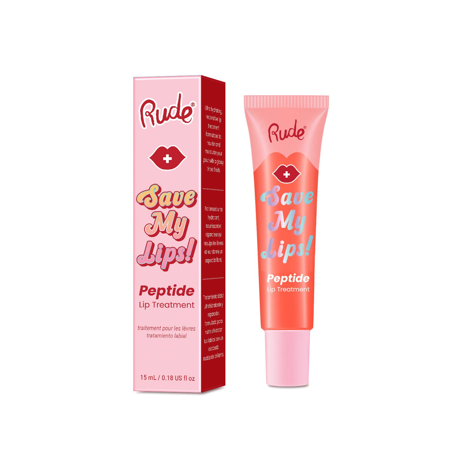 Rude Cosmetics - Wholesale Lip Treatment/Mask - Save My Lips Peptide Lip Treatment
1