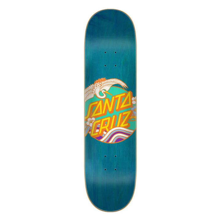Rat City Sk8 Shop – Acessórios desportivos por atacado – Santa Cruz Crane Dot 7 Folhas de Bétula Deck - 8.0"