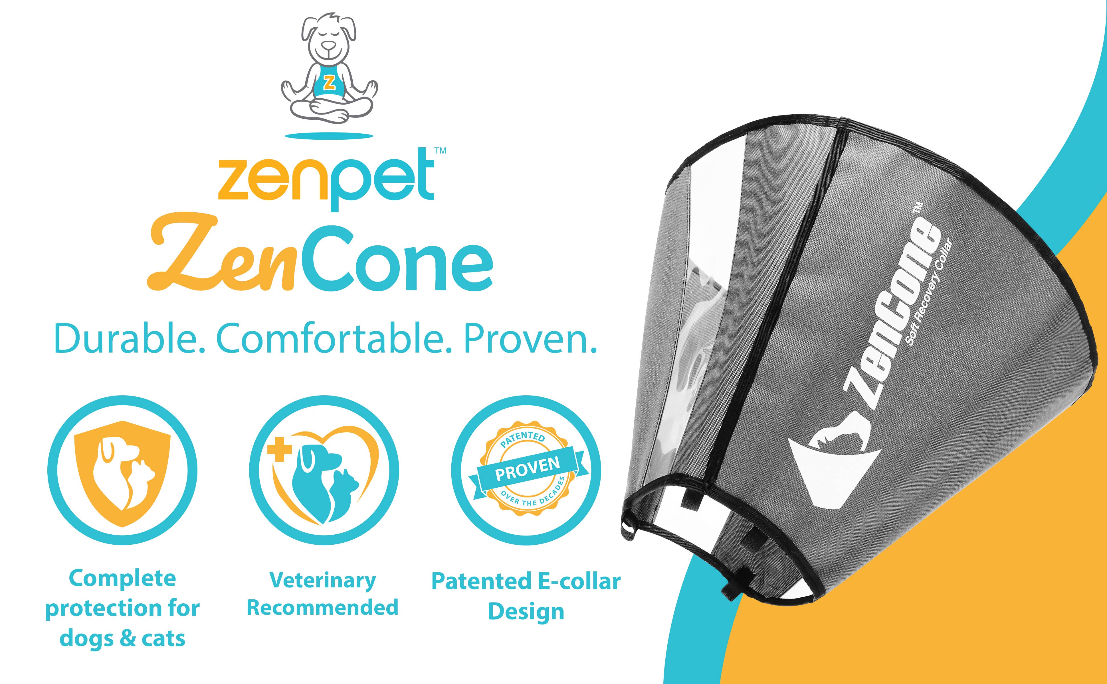 ZENPET - Wholesale Pet Collar - Cat/Dog - ZenCone - Soft Recovery Collar with Windows5