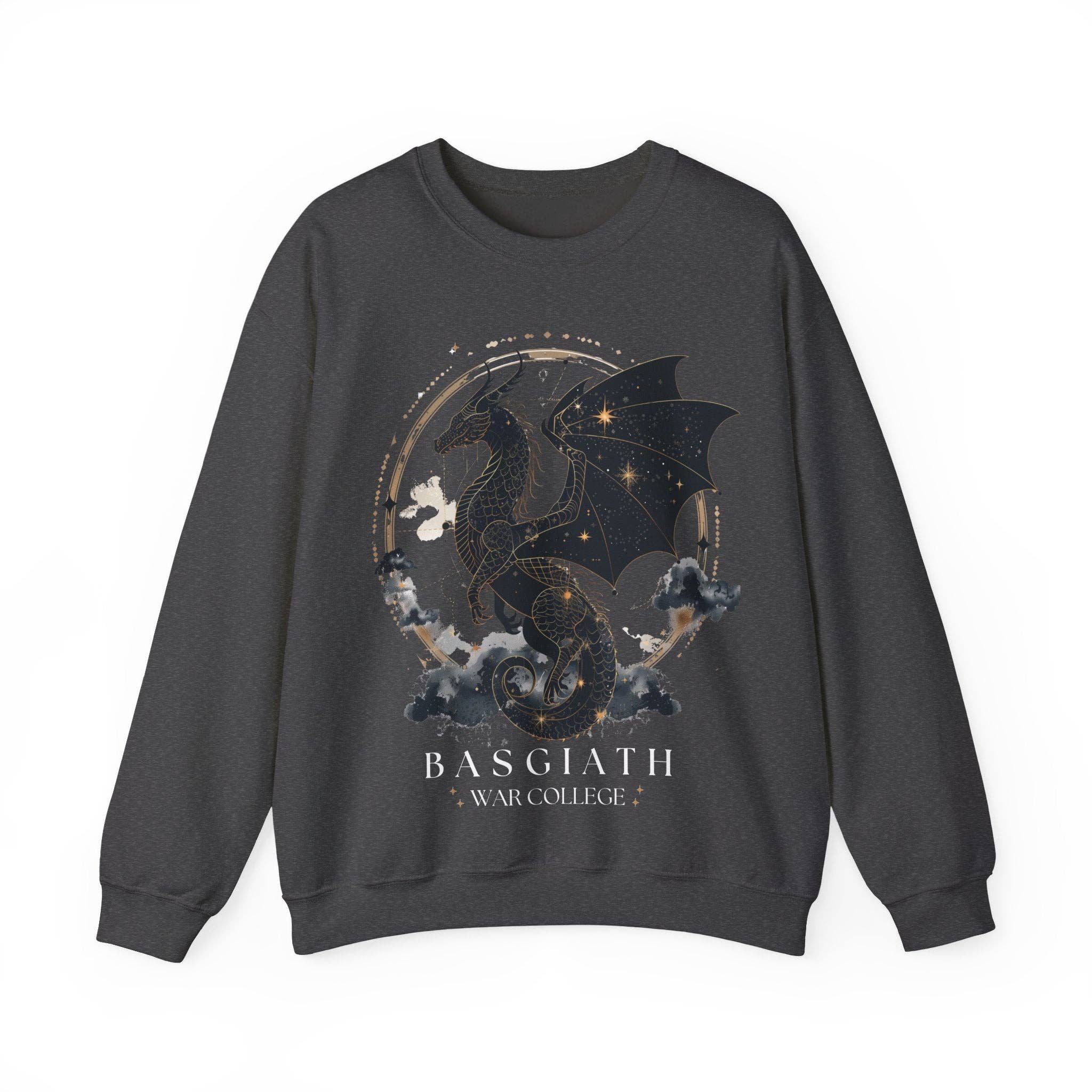 MagicMerchEmporium - Wholesale Graphic Sweatshirt - Unisex - Black Dragon Basgiath Sweatshirt7