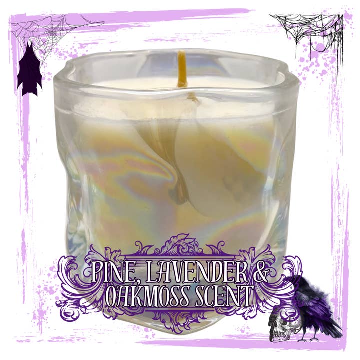 Northern Nights : Pine, Lavender & Oakmoss Scented Candle for wholesale by Glitterwicks