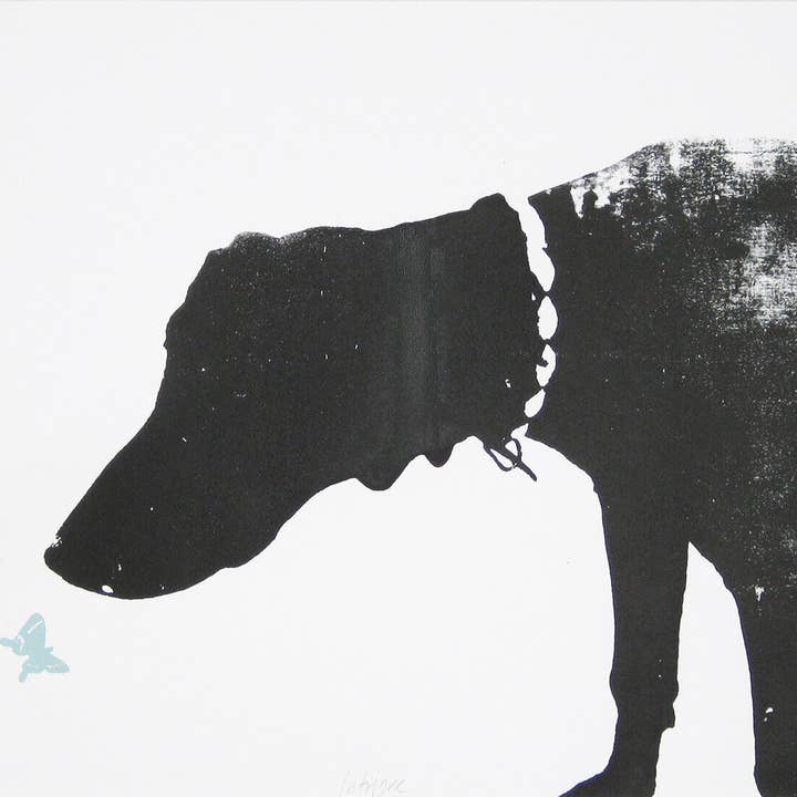 Intrigue' Original Silketryk for engroshandel hos Katie Edwards Illustration