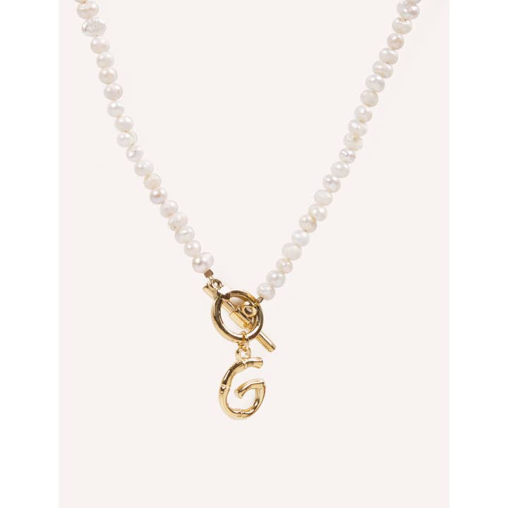 CUCOCUCA - Wholesale Choker/Collar - Handgemaakte parel choker met etnische letter13