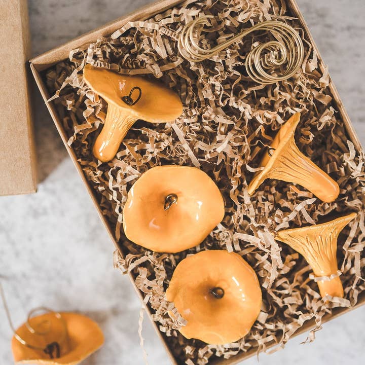 Danutė Murauskienė - Wholesale Ornament Set - Chanterelle mushrooms set4